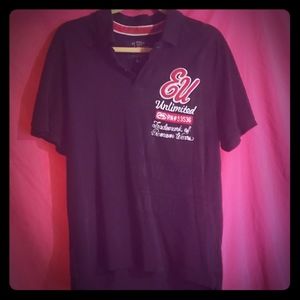 Ecko Unltd Black Polo L